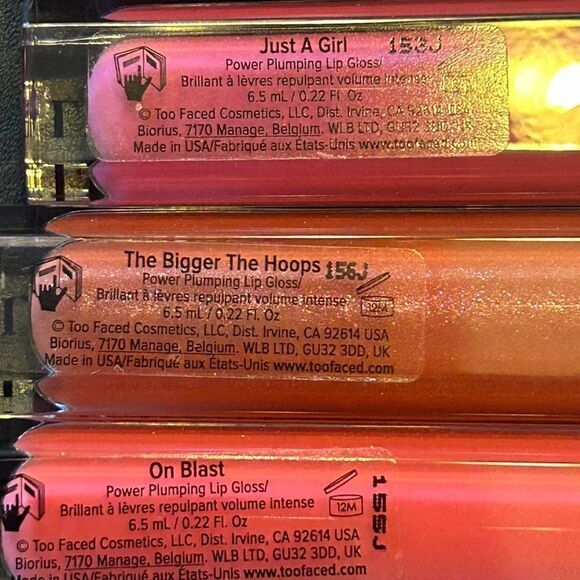 🌷 Too Faced Just A Girl  Lip Injection Power Plumping Lip Gloss New FullSz - Picture 7 of 7